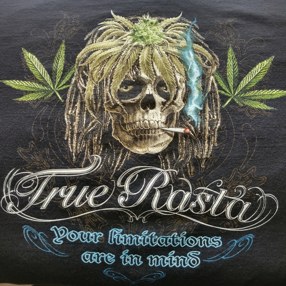 Black Graphic Men's Shirt. C28 - Picture 11 of 11